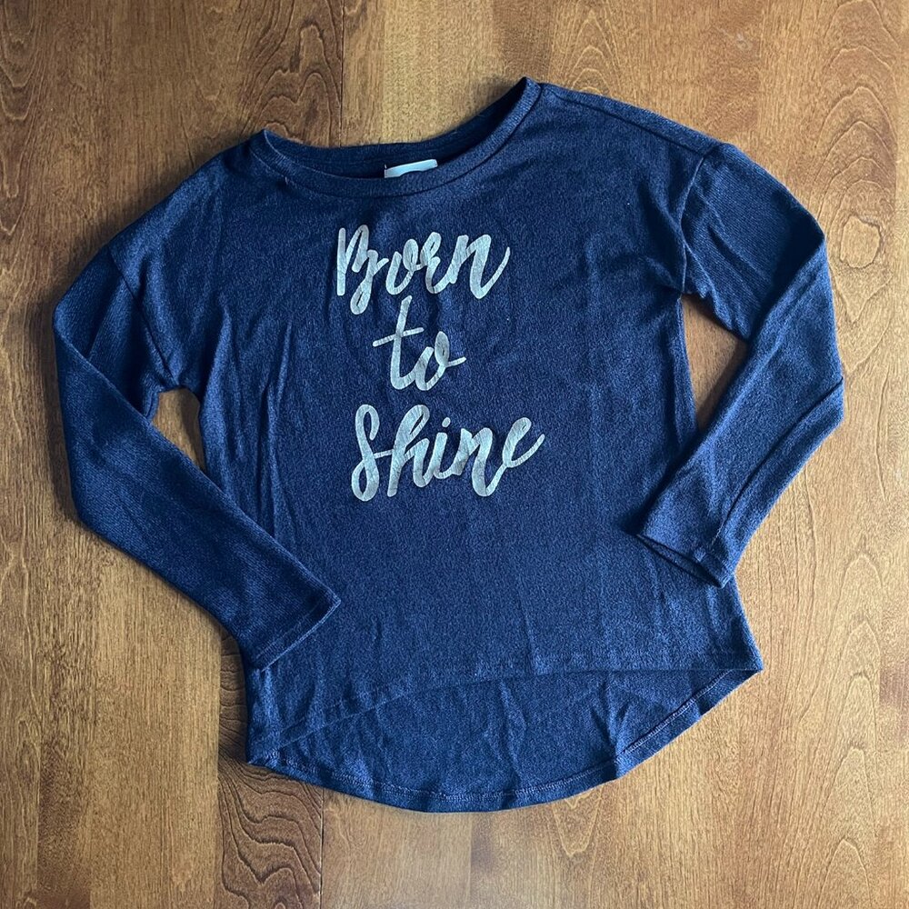 Old Navy "Born to Shine" shirt S 6-7